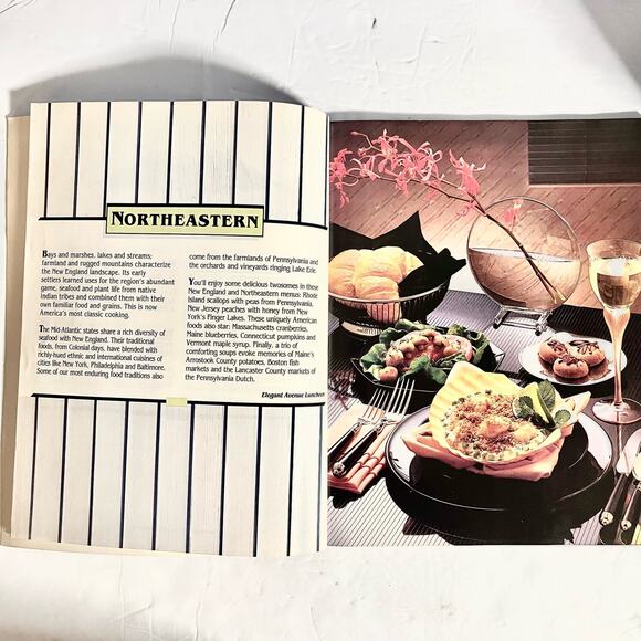 Great American Menus Cookbook by Pillsbury Editors 1984 - Picture 6 of 7